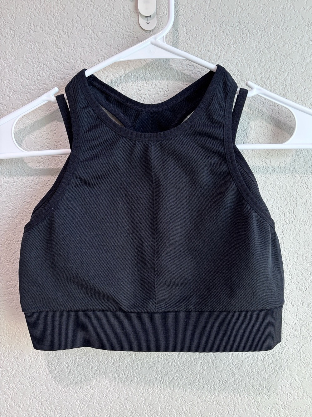 JoyLab Seamless Sports Bra Black Onyx Double Lined Size Medium